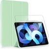 Case for iPad 10.2 Inch - Slim Protection - Tempered Glass - Green - Stand Function - 7th/8th/9th Generation