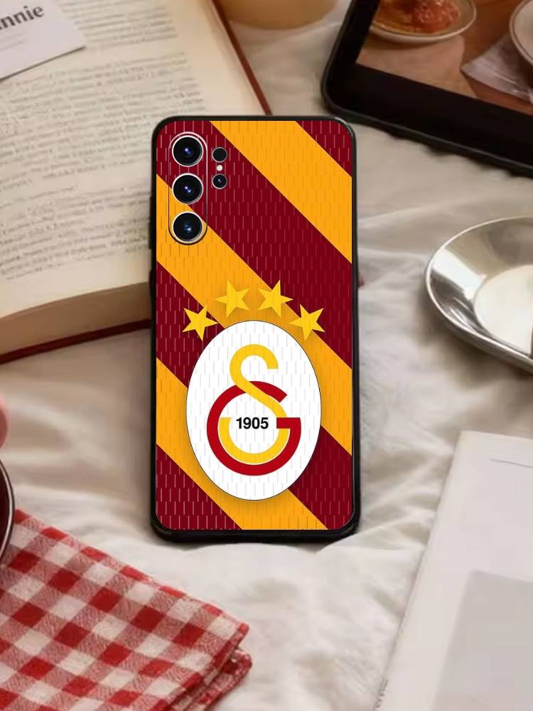 Классический чехол Galatasaray S-SK1905 для Samsung S26,S25,S24,S23,S22,S21,S20,Ultra,Plus,FE Черный мягкий чехол
