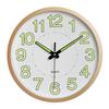 Modern 12inch Glow in The Dark Clock Energy-Saving Non-Ticking Silent Quartz Clock Hanging Plastic Wall Clock Bedroom