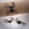 1 шт., черные серьги-гвоздики в форме паука, пластиковые 3D жуткие черные серьги-гвоздики, вечерние украшения