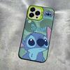 Мультяшный растерянный Стич подходит для чехла iPhone 16promax iPhone16pro мультяшный 14plus жесткий x