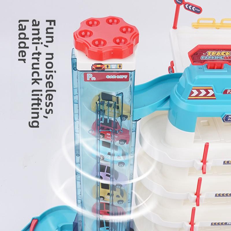 Детский трек для приключений на машине с подсветкой и музыкой - образовательный подарок