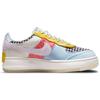 Nike Женские кроссовки Air Force 1 Low Shadow с принтом «Мульти» и гусиной лапкой DM8076-100