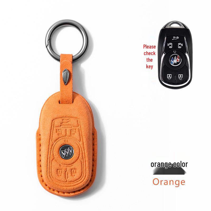 Buick Envision 2023 Suede Key Case for Men & Women - High-End Bag Shell with Buckle