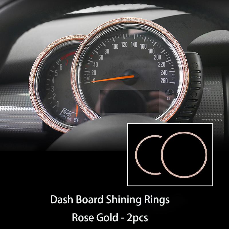 Интерьер автомобиля кольцо с бриллиантами наклейка украшение блестящий декор блестящие аксессуары для девочек для Mini Cooper F54 F55 F56 F60