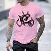 Unisex Crew Neck Fish Hook Fishing Graphic Short Sleeve Cotton Tee Casual Summer Streetwear Loose Basic Daily Outdoor Wear Top
