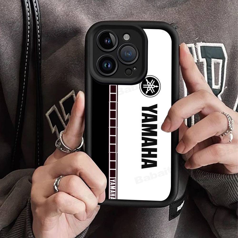 Классический чехол для телефона с логотипом Y-YAMAHAS для мотоцикла, для IPhone 17 16 E 15 14 13 12 11 Pro Max Plus, задняя крышка