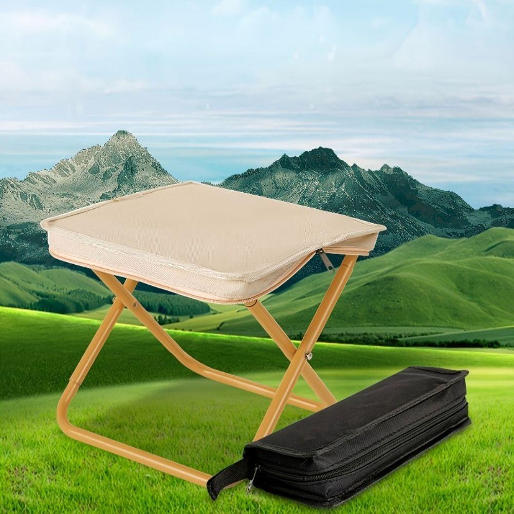 Portable Folding Chair Wear-resistant Fishing Stool Compact Pencil Case Stool Riding