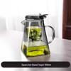 tian di fang yuan smoky grey square teapot 1000ml