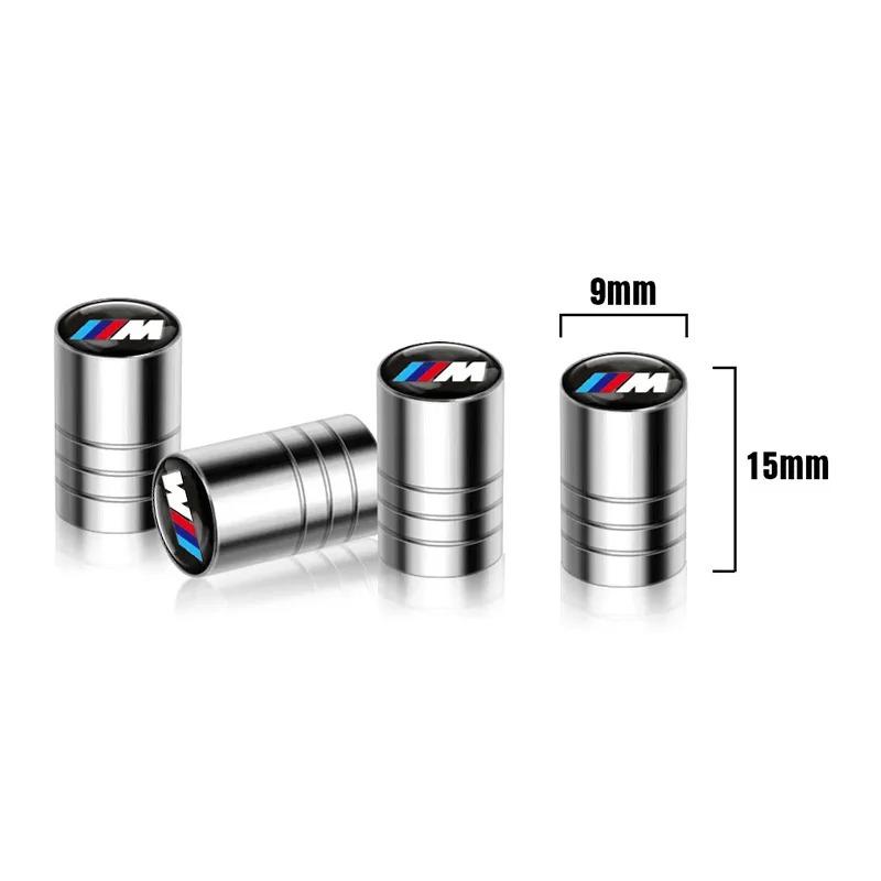 Hot For BMW M 4Pcs BMW M Sports Car Styling Wheel Tire Valve Caps Cover for E36 E39 E46 E60 E90 F10 F30 G20 G21 G30 G11 F15 X5 Accessories y5 xhcv4