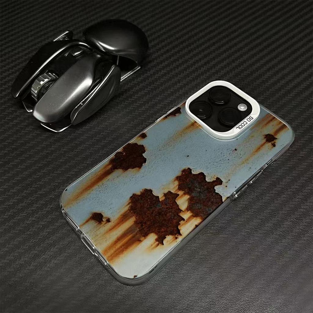 Новый персональный ржавый цвет подходит для чехла мобильного телефона iphone17 Apple 15promax/14/13pro12/16.