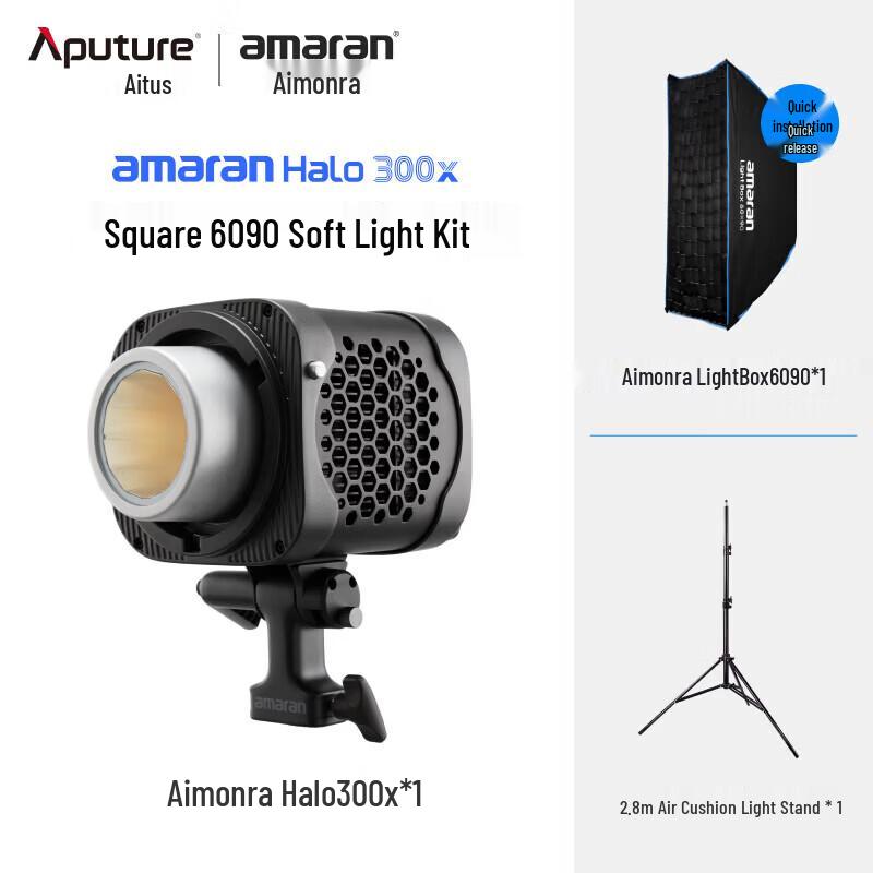 Светодиодный видеосвет Aputure Amaran Halo 300x Bi-Color