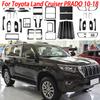 Автоаксессуары Рамка переключателя фар Накладка на веко/бровь Декор Для Toyota Land Cruiser PRADO 2010-2018 Наклейка из углеродного волокна