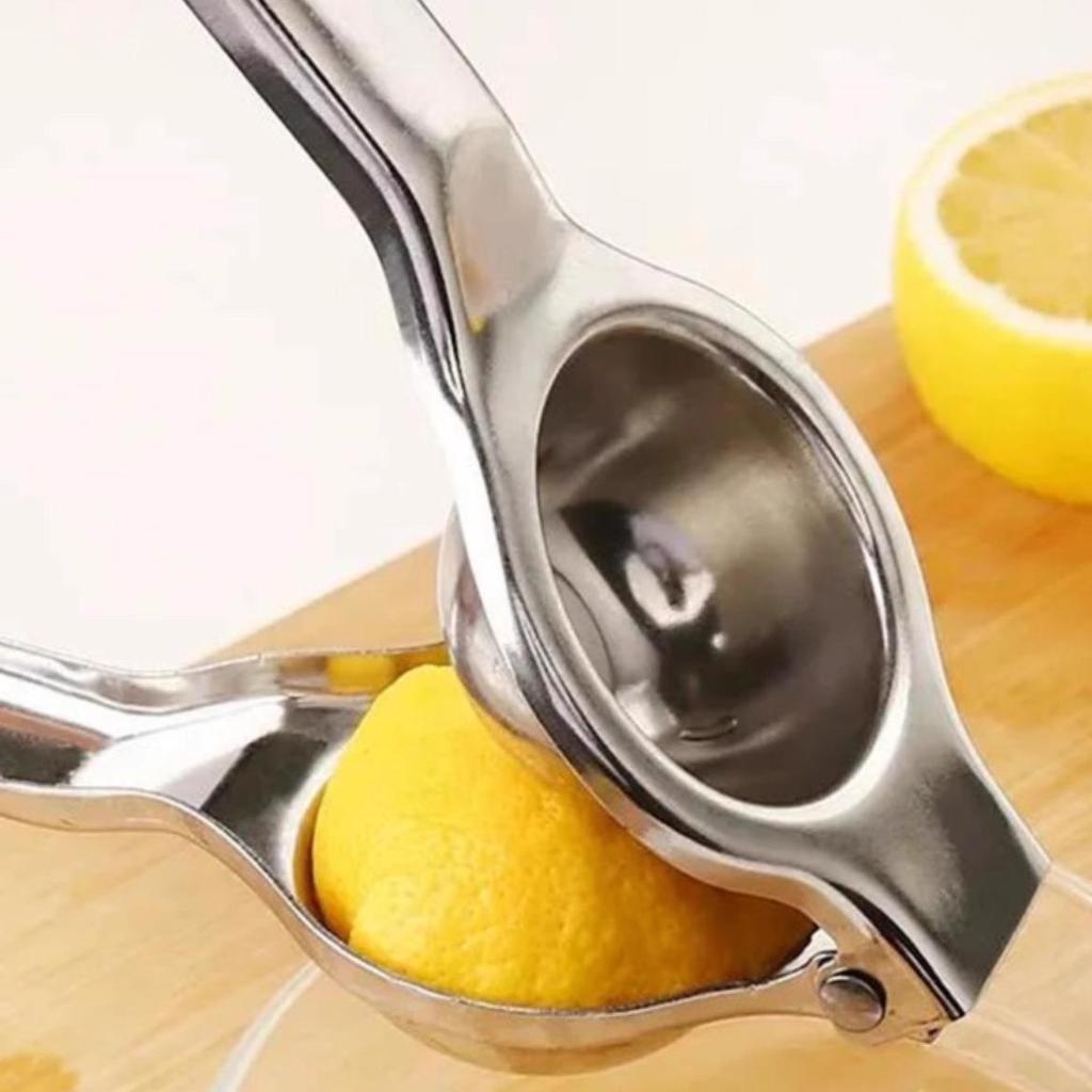 Stainless Steel Manual Lemon Juicer - Small Handheld Squeezer for Lemons