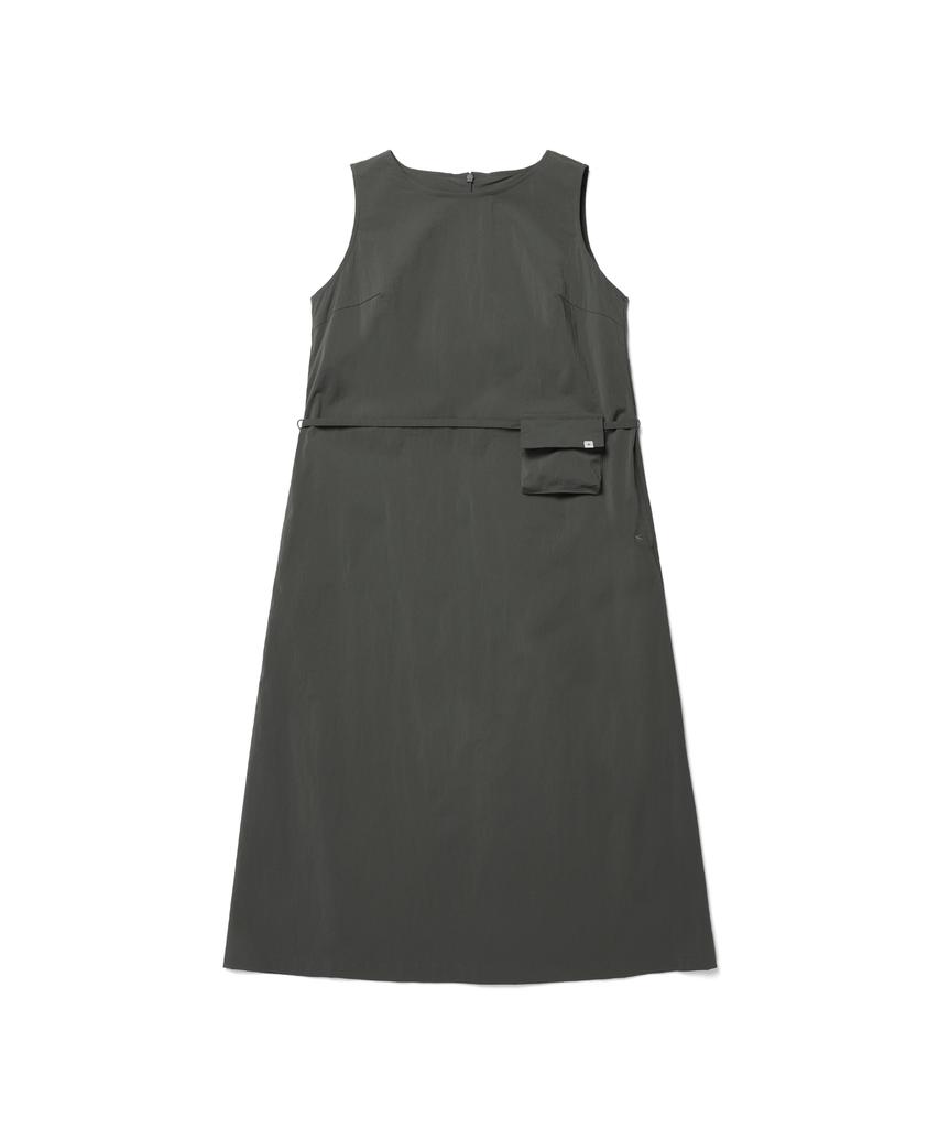 Snow Peak Apparel Root Women'S Sleeveless Dress (S26Mwrop65) Rustic Khaki