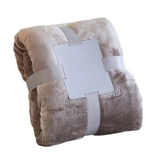 Solid Color Flannel Throw Blanket, Lightweight Plush Blanket for Bed, Sofa, Couch, Soft Fuzzy Nap Sleeping Blanket for All Seasons