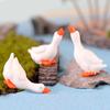3Pcs Miniature Goosey Resin DIY Landscape Garden Terrarium Figurines Accessories KTY