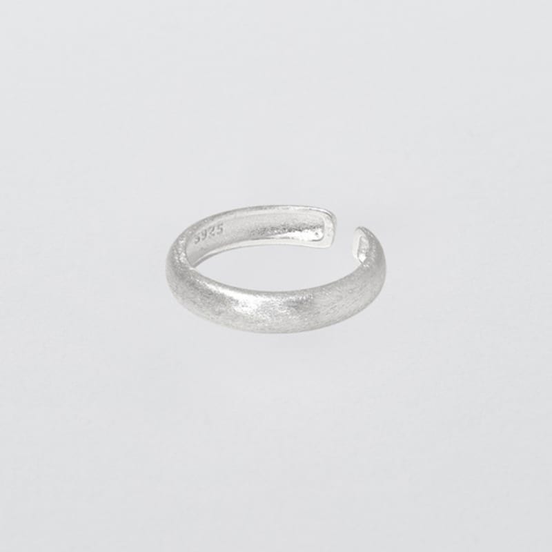 Еще один слой Матовый Легкое Кольцо(silver925)(2color)
