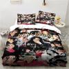 3D Printed Michael Jackson Bedding Set,Black Quilt Duvet,Star Peripheral Family Decoration Home Textile Cover Bedclothes Set