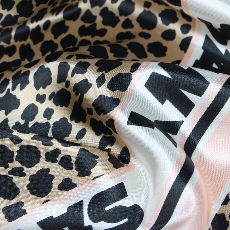 High-quality Luxurious Silk Scarves Headband Scarfs Neck Scarf For Women Chain Silk Scarf Women's Decorative Shawl