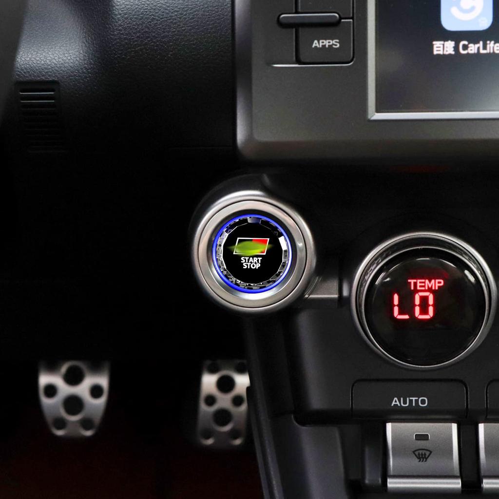 KUNGKIC Новая Toyota GR86ZN8 Применимая [Кристальная обработка поверхности] Кнопка запуска двигателя 20212022 Совместимая крышка кнопки питания Пользовательская деталь интерьера