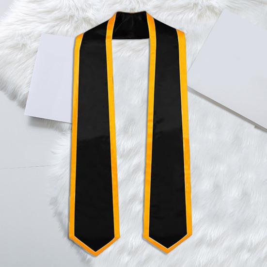 Student Graduation Ribbon 72 Inches Long Satin Graduation Strap Solid Color Smooth Border Design Ribbon Strap Parties Celebrations Accessory