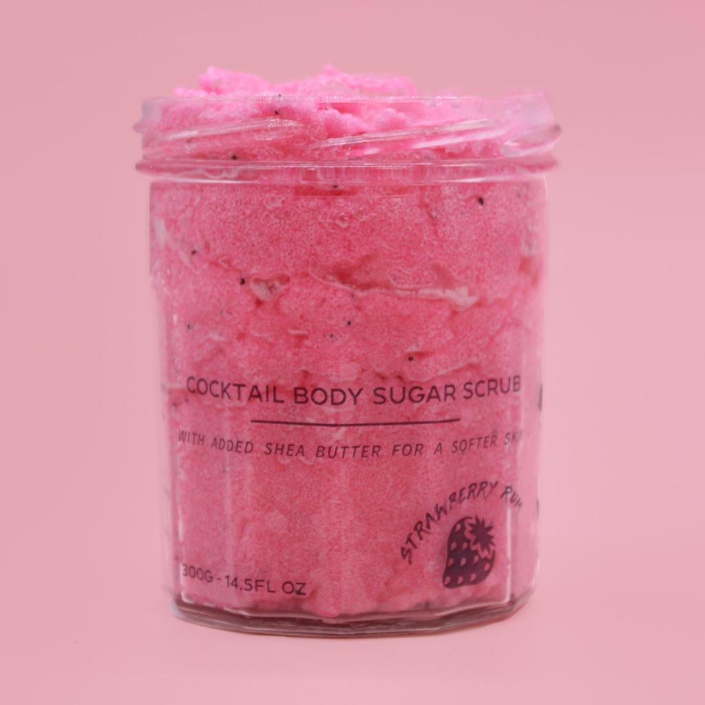 Sugar Body Scrub, Strawberry Rum 300g