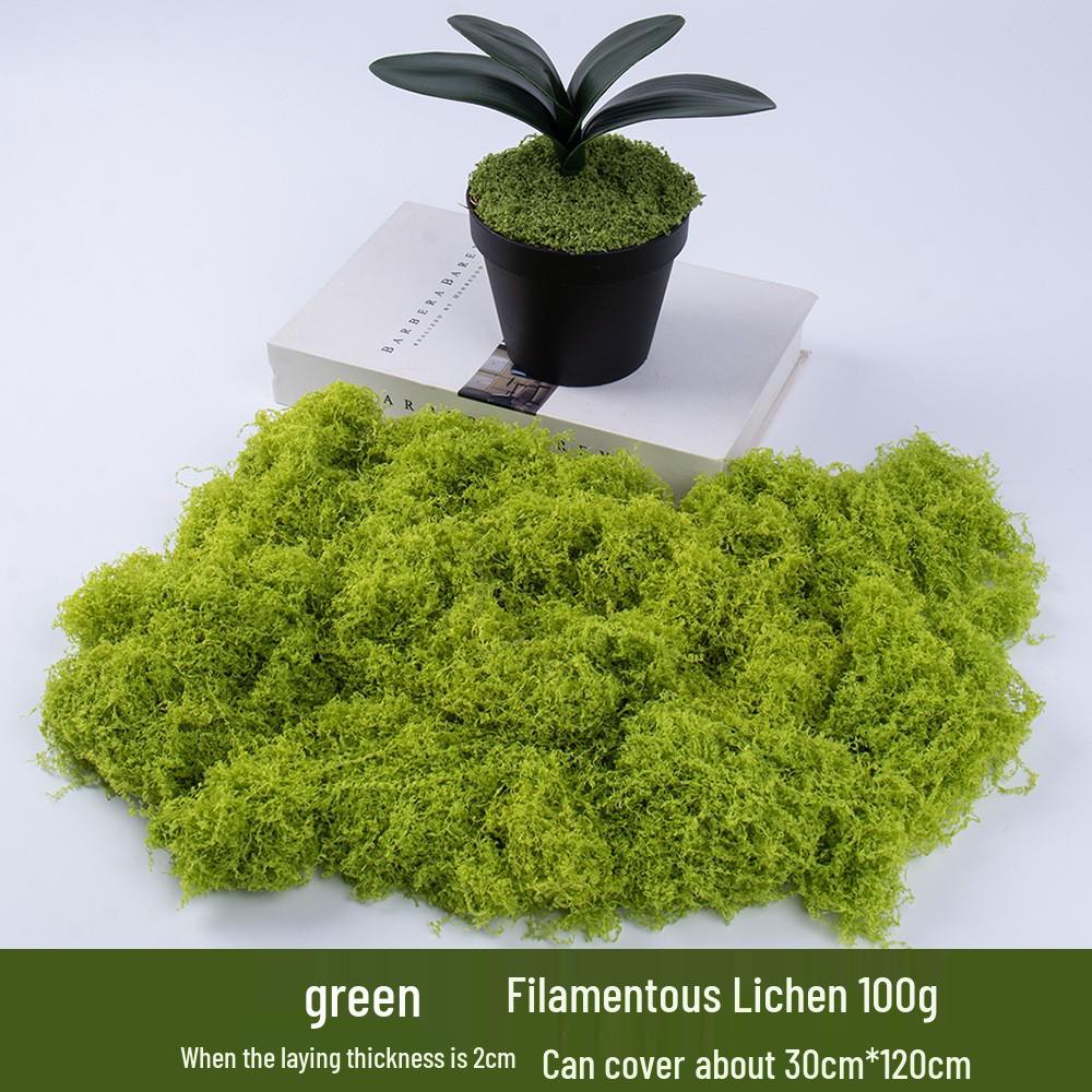 Artificial Moss Turf Landscape Ornament for Bonsai & Potted Plant Decoration