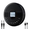 Портативный плеер, совместимый с Bluetooth, со встроенным аккумулятором 1500 мАч, ЖК-дисплеем и двумя динамиками