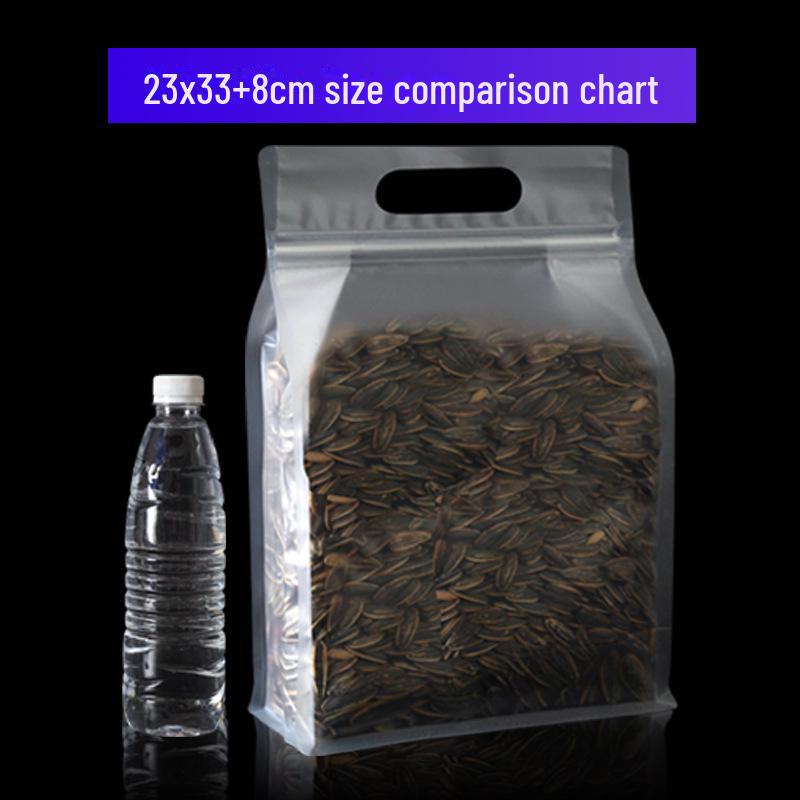 Прозрачные утолщенные пакеты с застежкой Ziplock для упаковки продуктов питания, орехов, сухофруктов и новогодних товаров