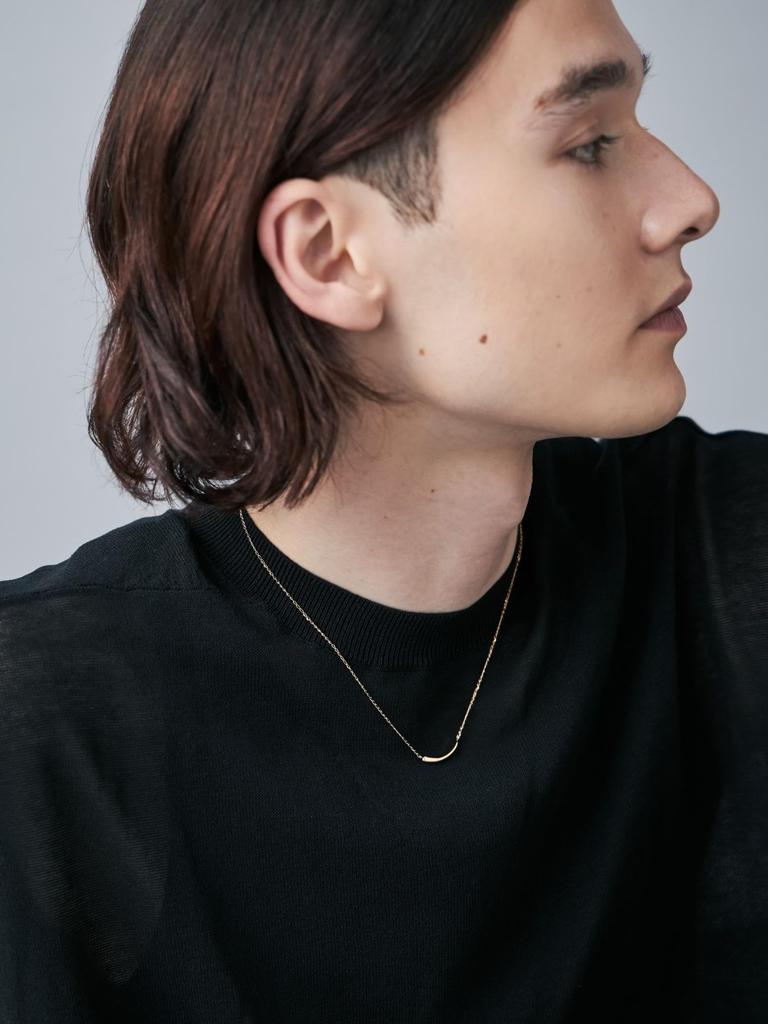 Минималистичное Желтое Ожерелье с Бесплатной Доставкой, Изгиб, 065302-065303, Золото,