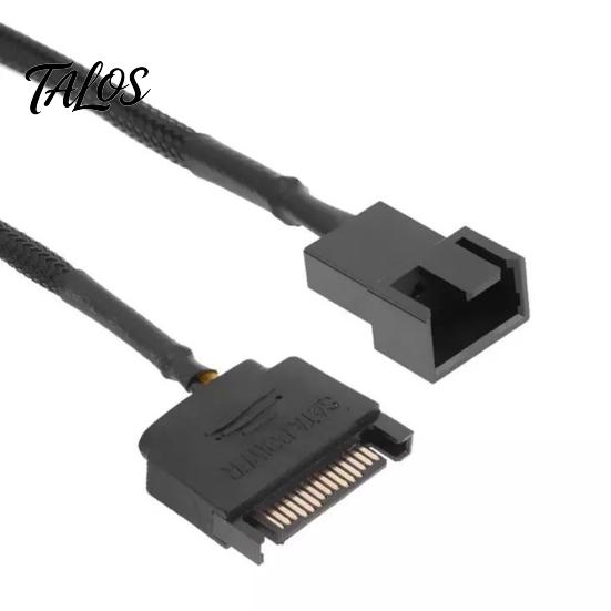 SATA 15Pin на 2-сторонний 3-контактный 4-контактный адаптер питания для вентилятора компьютера, удлинительный кабель