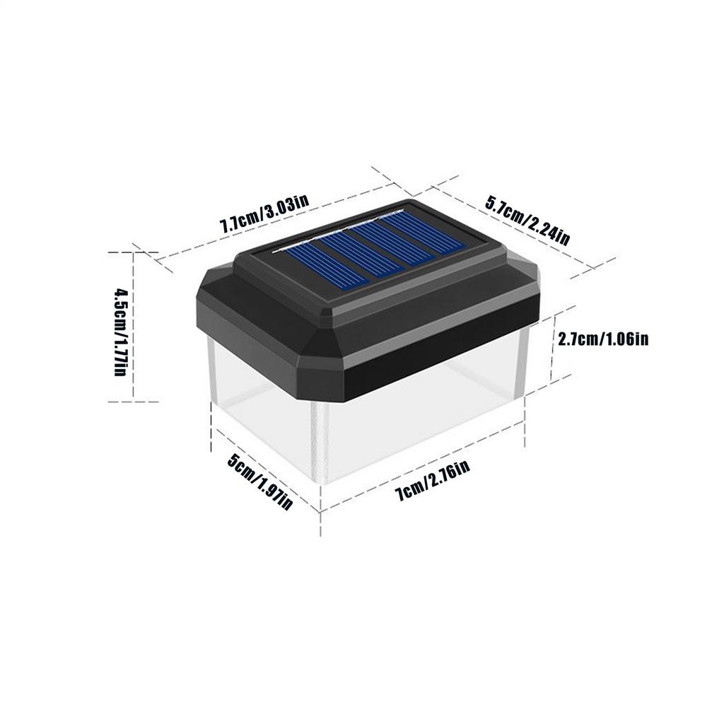 Солнечные светильники для столбов забора Водонепроницаемые Современные лампы Декор Наружные светильники для столбов для улицы Сада Патио Крыльца Двора Подъездной дороги