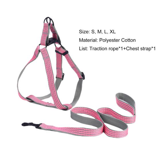 Шлейка для щенка, регулируемые пряжки, предотвращающие разрыв, инструмент для тяги, поводок для собаки, веревка