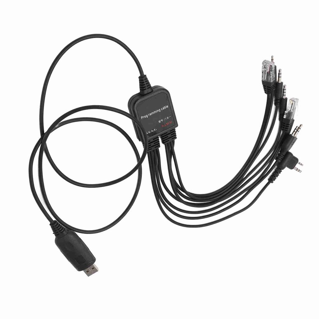 Кабель для программирования USB 8 в 1, Plug and Play, Высокая производительность для рации Kenwood