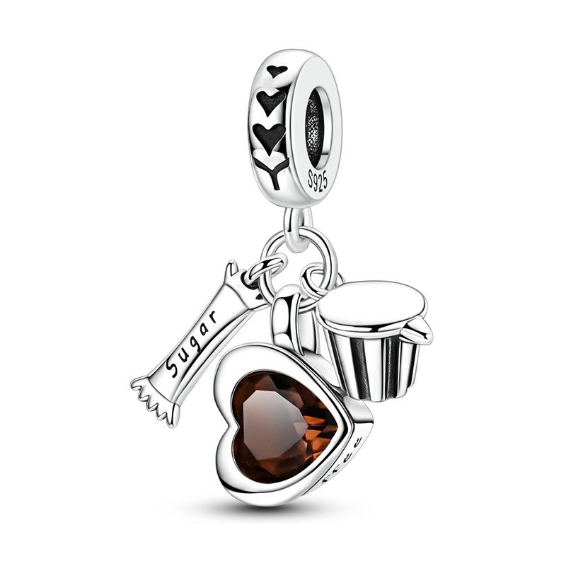 Blue Plane Devil'S Eye Charm Beads Original Charms Plata Copper Moon Cute Cat Pendants Fit Bangle Bracelet Diy Jewelry