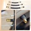 Flexible Rubber Hose Air Compressor Adapter Car Tire Valve Stem Extender for Bicycles Motorcycles Trailers Passenger Strollers