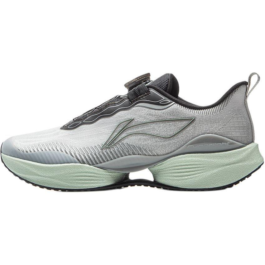 Li Ning Детские Ультралегкие Серия Мягкие Удобные Нескользящие Износостойкие Низкие Кроссовки Унисекс Кроссовки Серый YKFV020-9