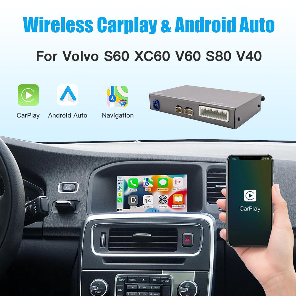 AUTOABC беспроводной/проводной Carplay Android Auto модуль для Volvo V40 V60 V70 S60 S80 XV60 XC70 D2 5.8 OEM экран радио камера
