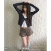 The Pink Slim Fit Lace Sheer Summer Cardigan