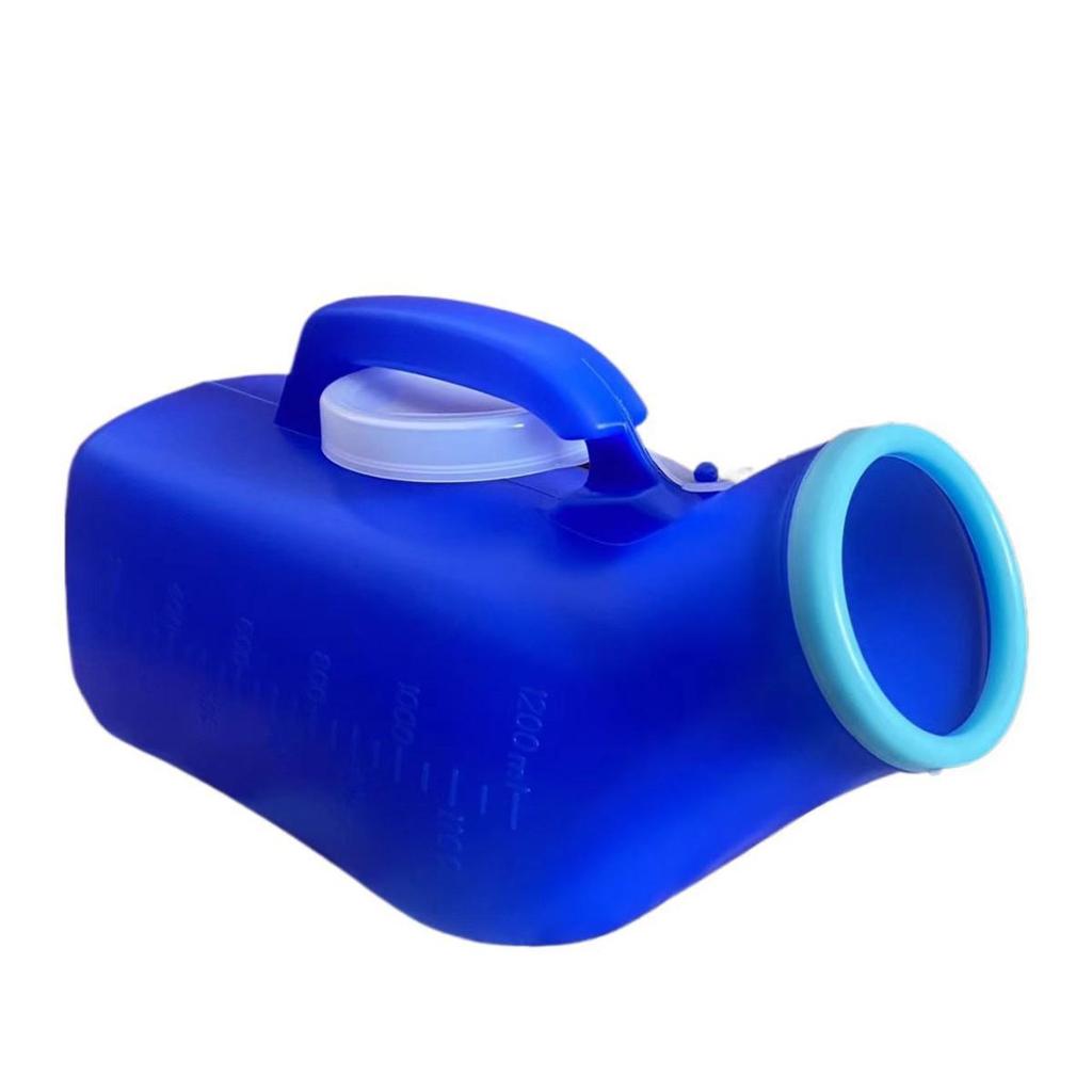 Men's Thickened Potty with Cover & Anti-Slip Ring - Odor-Free