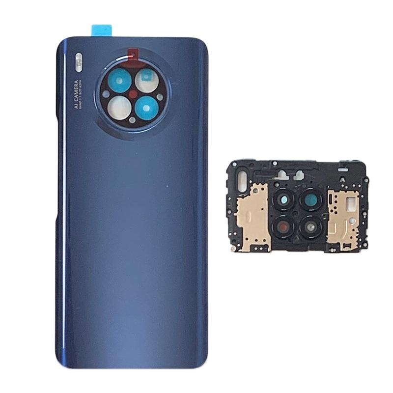 Housing For Huawei Honor 50 Lite NTN-LX1 LX3 LX22 Back Battery Cover Rear Door with Camera Lens Frame