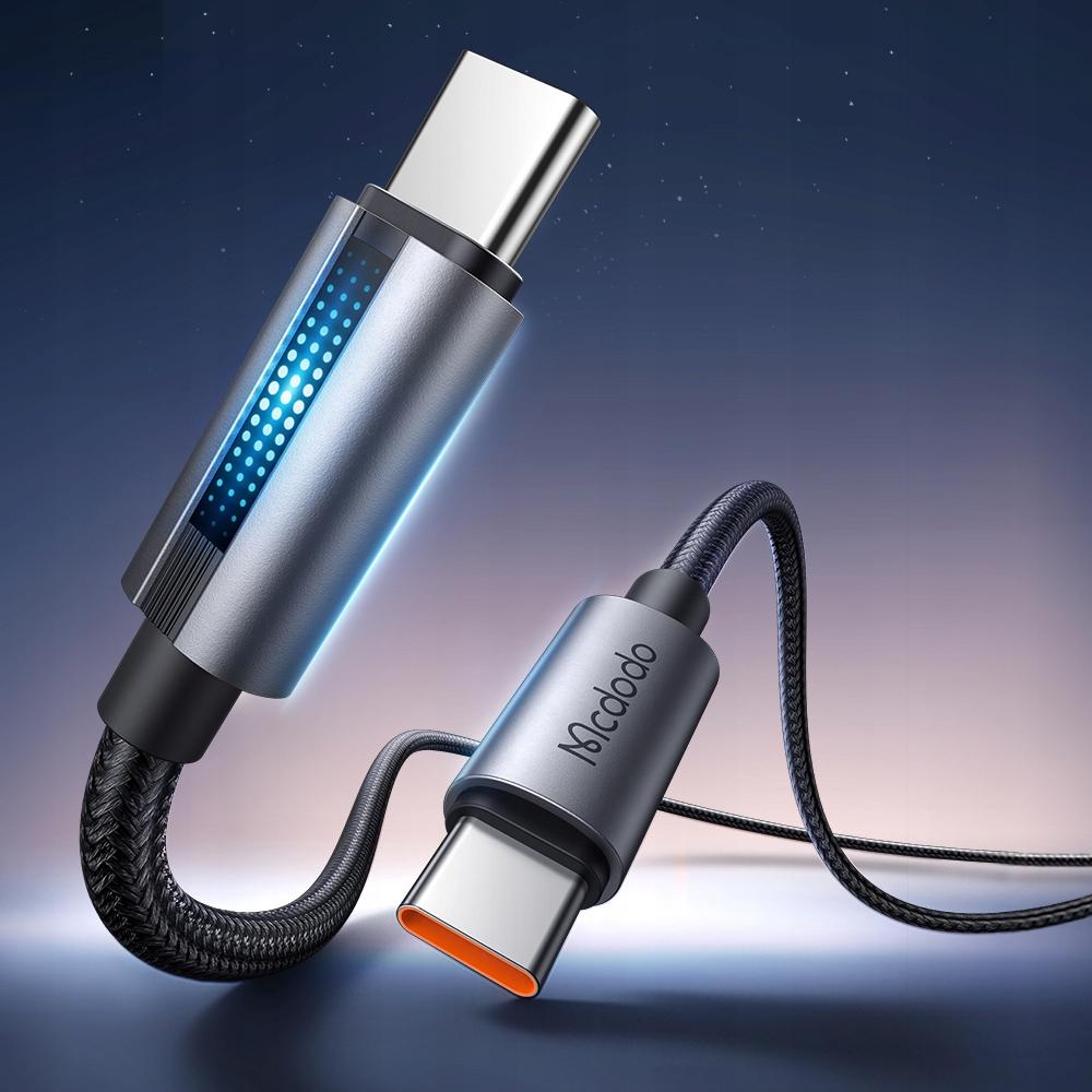 Mcdodo Usb-C Fast Charging Cable For Samsung Apple Usb Type C 100W 1M Led