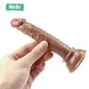 Realistic Dildo for Woman Men Soft Jelly Suction Cup Penis Anal Butt Plug Crystal Dildo Erotic Toys Penis Dick Dildos for Anal