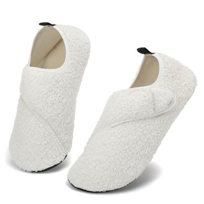 Зимние хлопковые туфли мужские теплые слипоны легкие детские тапочки для пар плюшевые для спальни дома семейные лоферы зимние теплые домашние тапочки