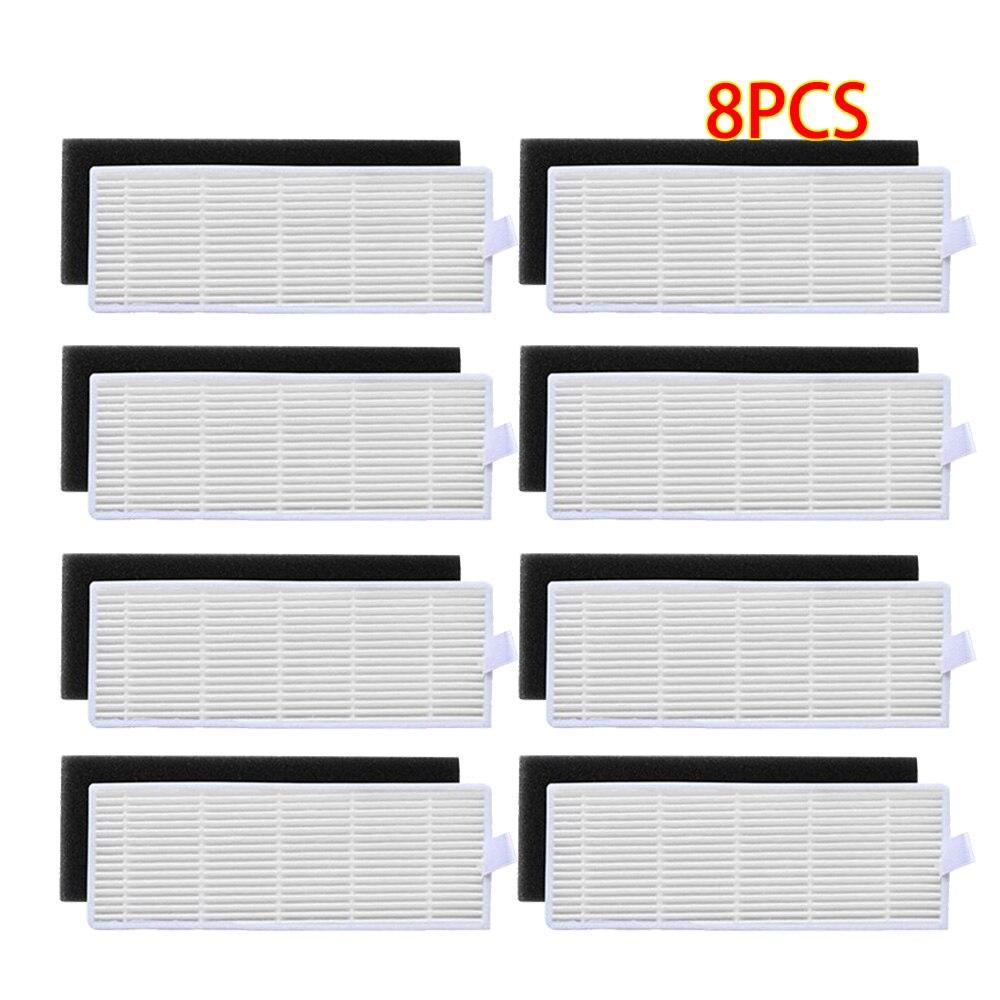 Губка + фильтры для робота-пылесоса ILIFE для робота-пылесоса Chuwi Ilife A4 A4S A6 HEPA-фильтр для Ecovas DN621 DN621 DN620