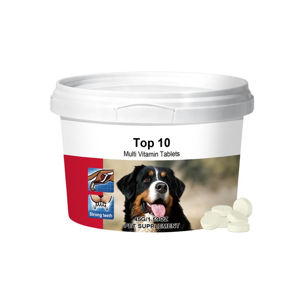 Dog Daily Vitamin Nutrition Tablets Skin Coat Care Scientific Formula Supplement Daily Nutrients for Dogs All Life Stages 4