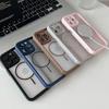 Роскошный матовый прозрачный чехол Magsafe для iPhone 17 16 15 14 Plus 13 12 Pro Max 11 17Air, магнитный противоударный бампер