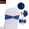 New 50-10PCS Elastic Chair Knot Wedding Decoration Buckle Sashes Back Cover Mariage Hotel Home Seat Elegant Modern Ribbon Decors