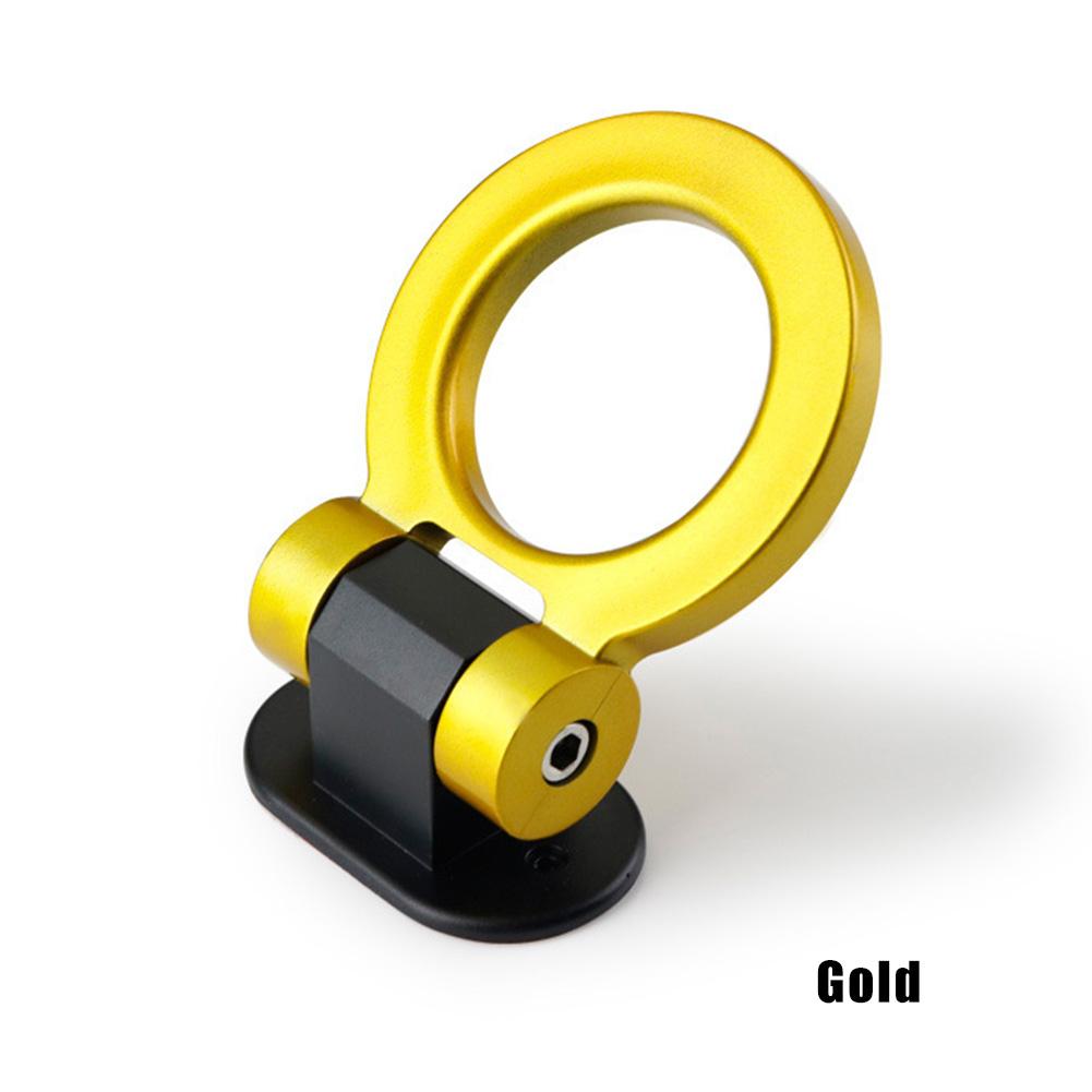 ABS Car Trailer Hooks Sticker Decoration Car Rear Front Affix Trailer Racing Ring Vehicle Towing Hook With Wrenches